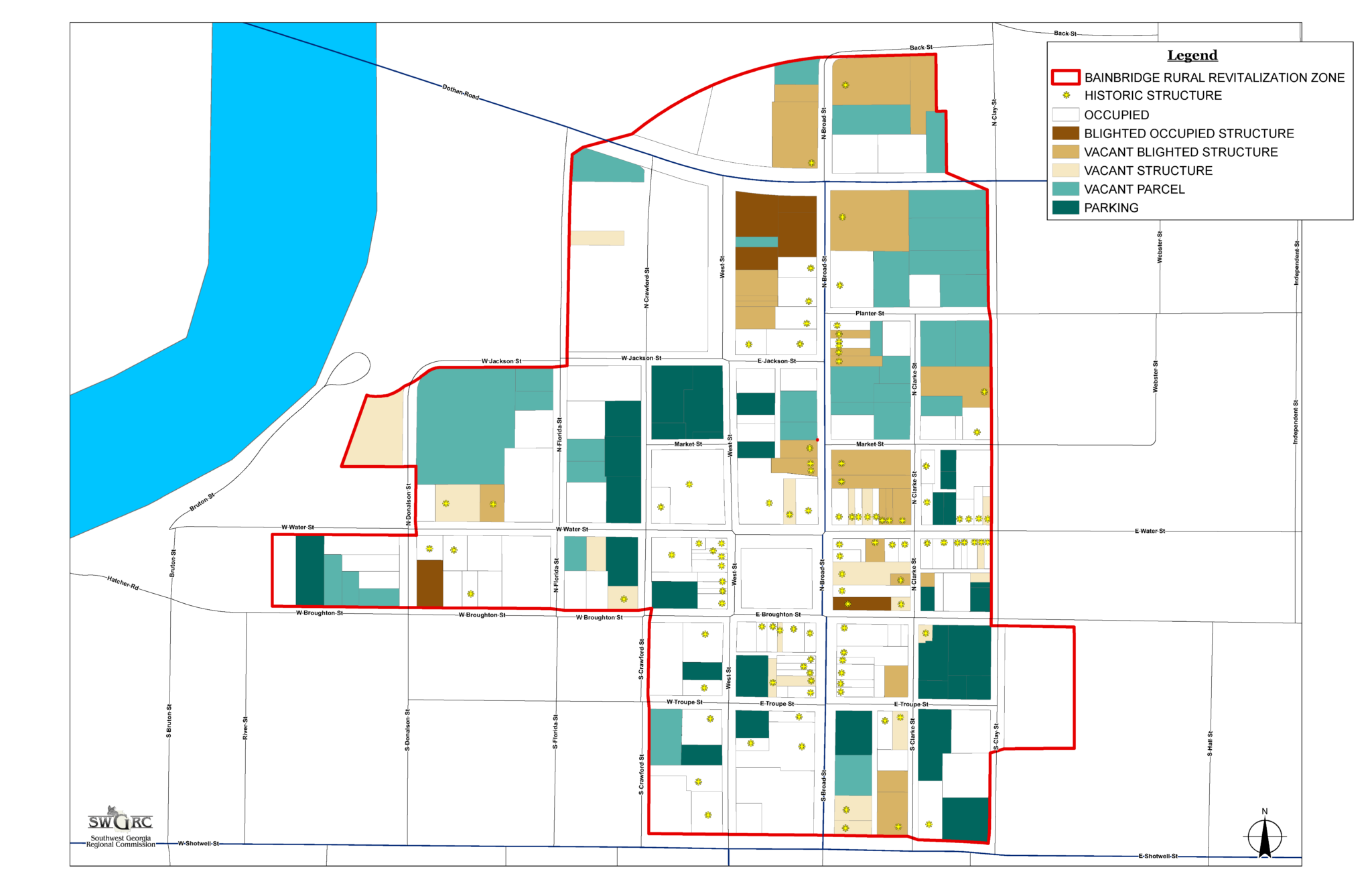 Example Main Street District Map Bainbridge Mainstreet